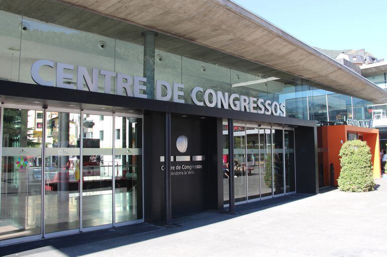 Imatge exterior del Centre de Congressos d'Andorra la Vella.