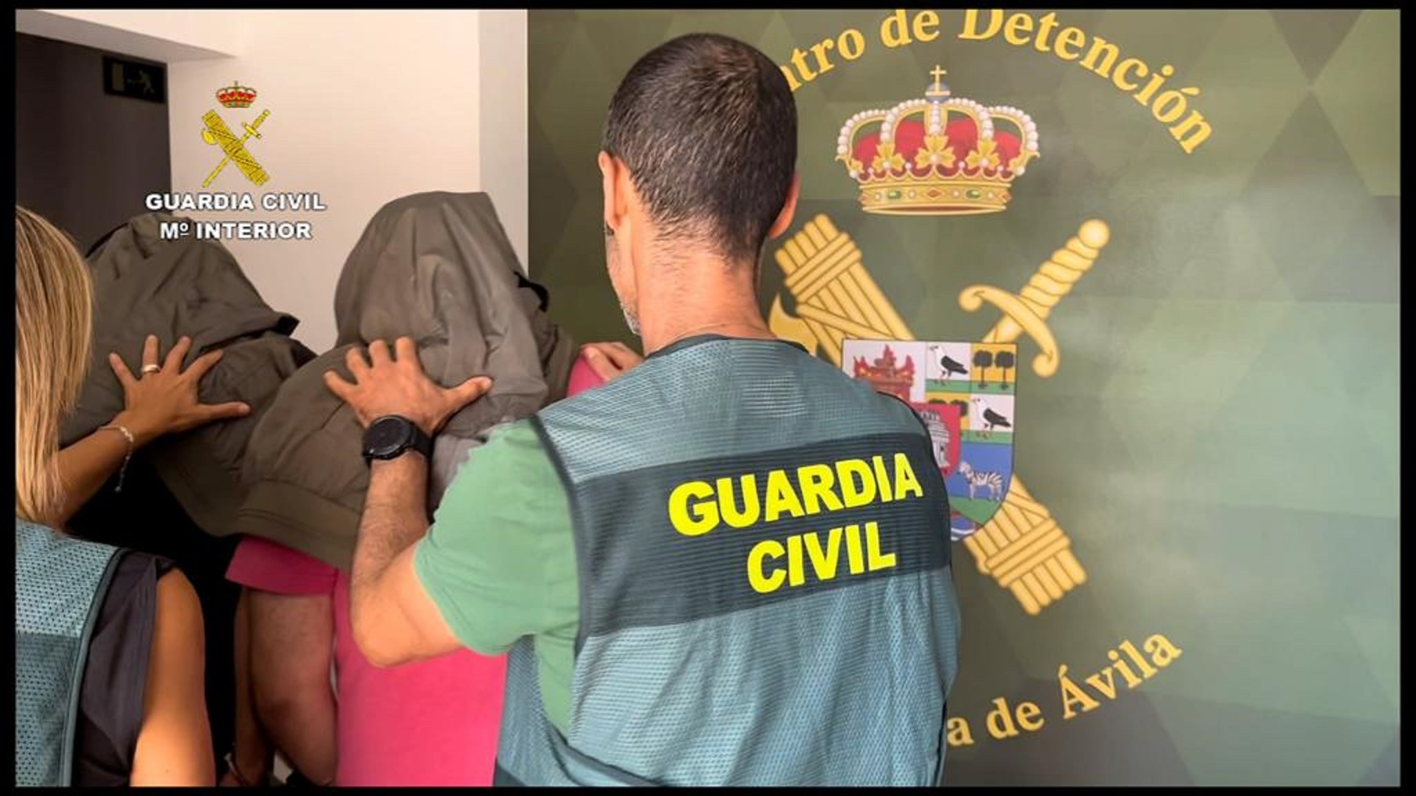 Imagen de la operación desarrollada por la Guardia Civil