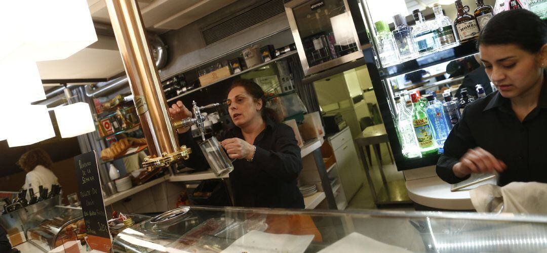 Trabajadores en el sector de la hostelería