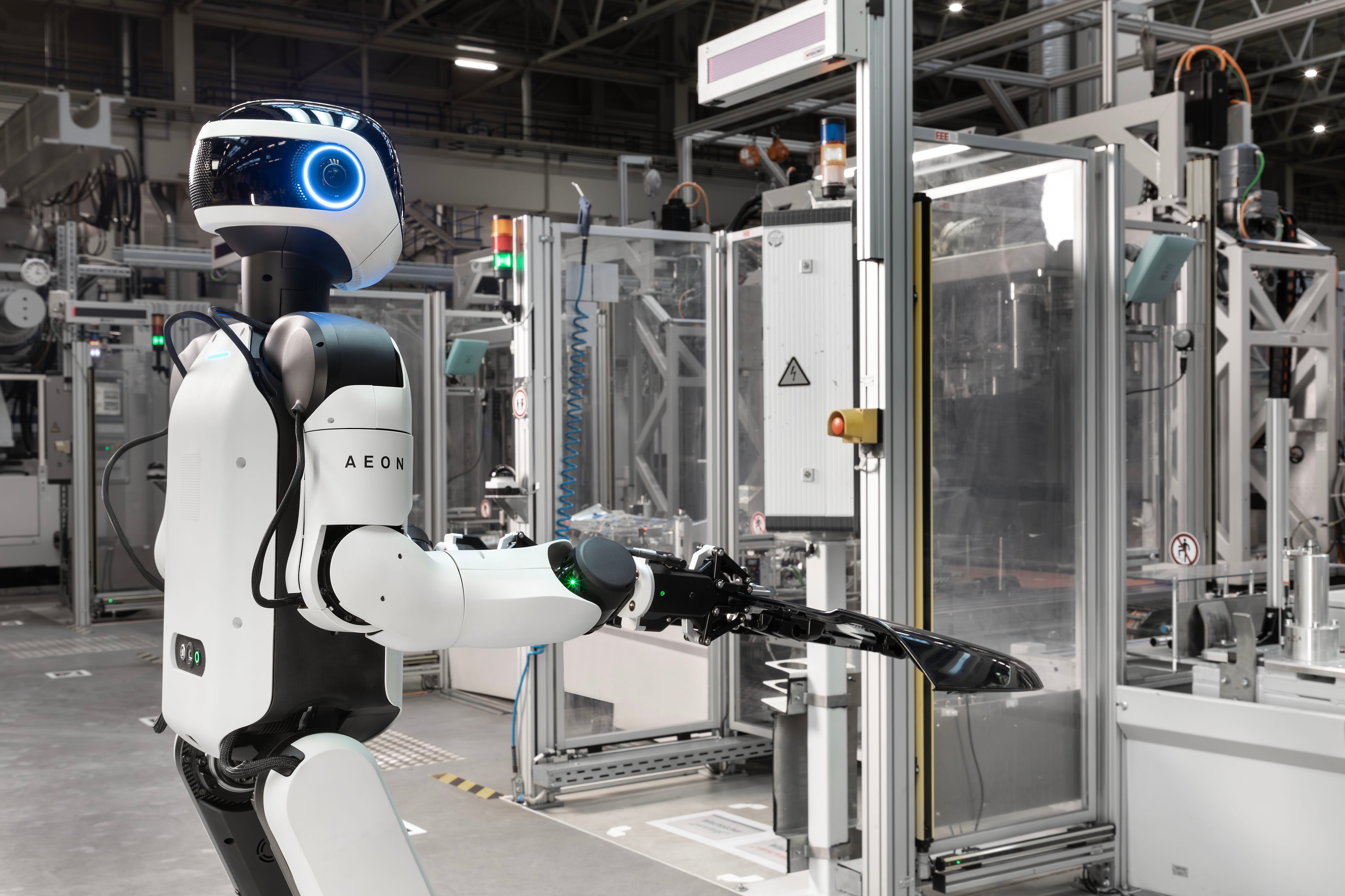 Robots de BMW en una fábrica