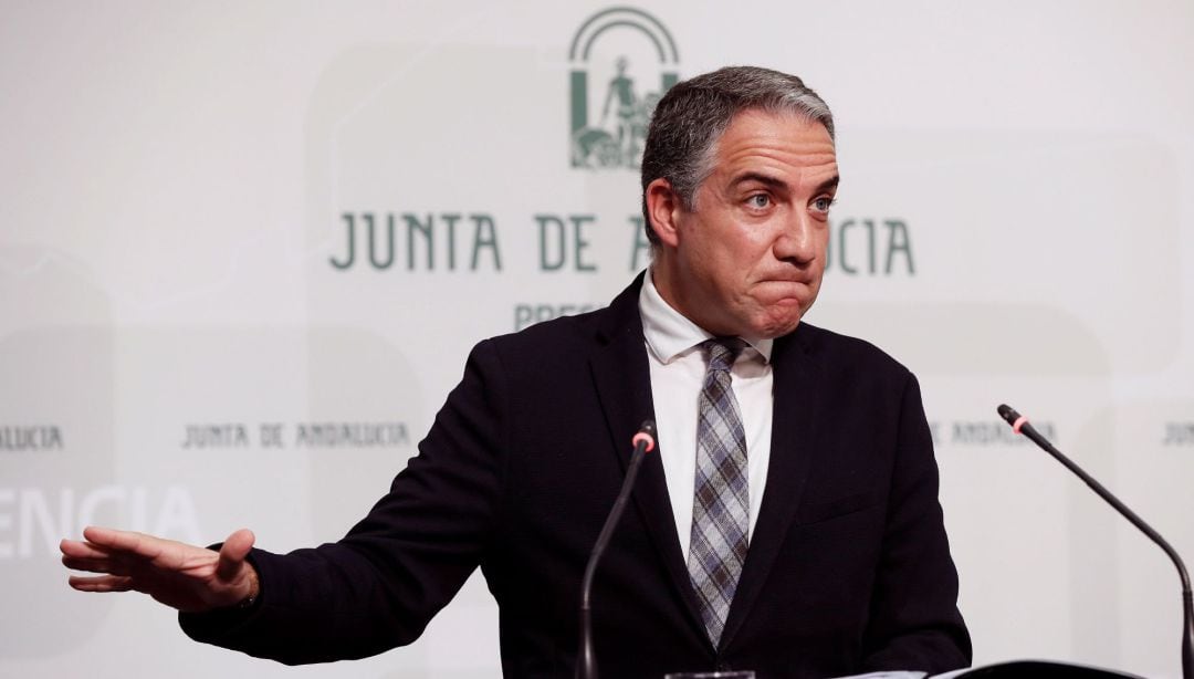 El consejero andaluz de Presidencia, Elías Bendodo