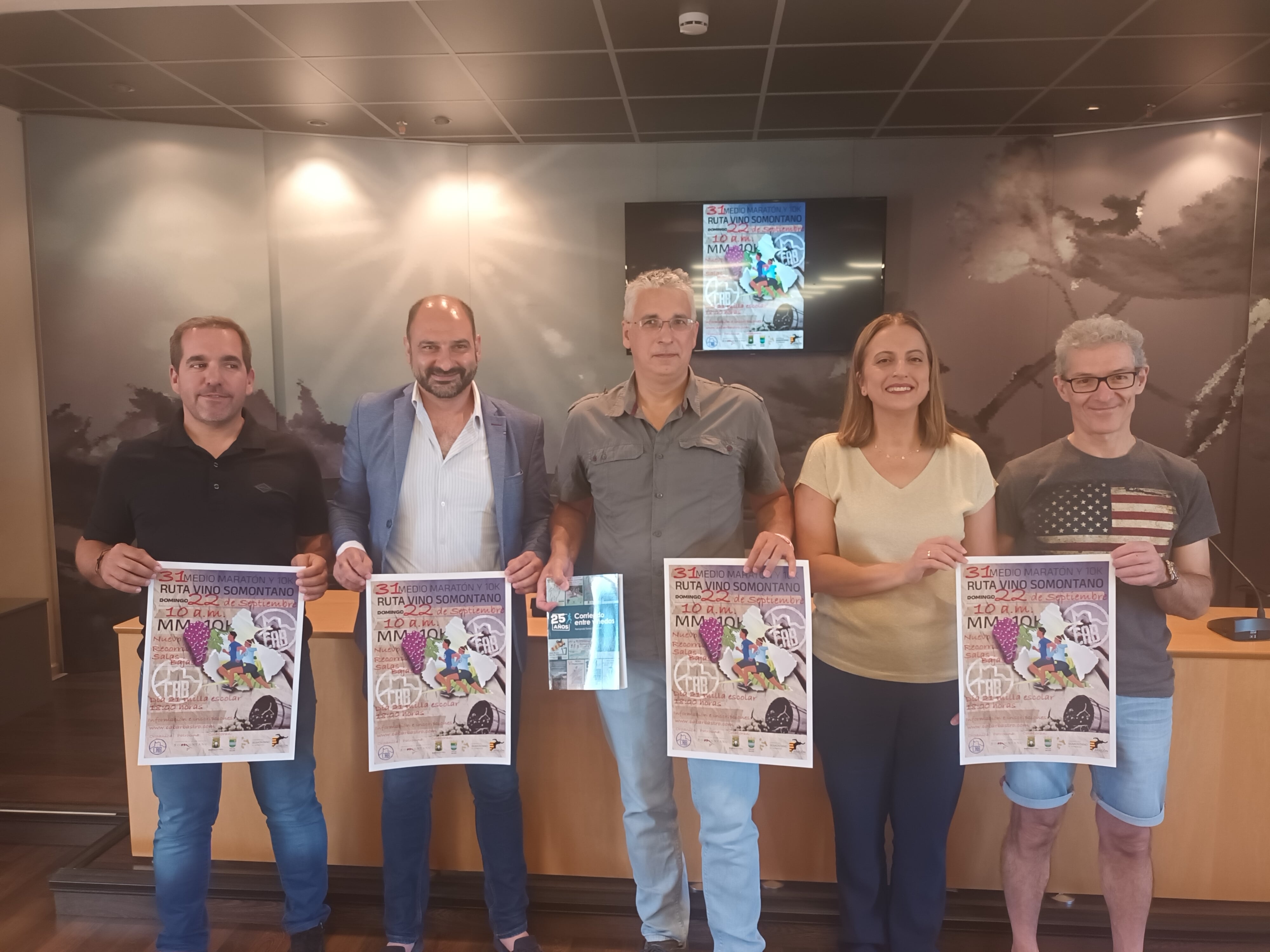 Presentación del Medio Maratón Ruta Vino Somontano