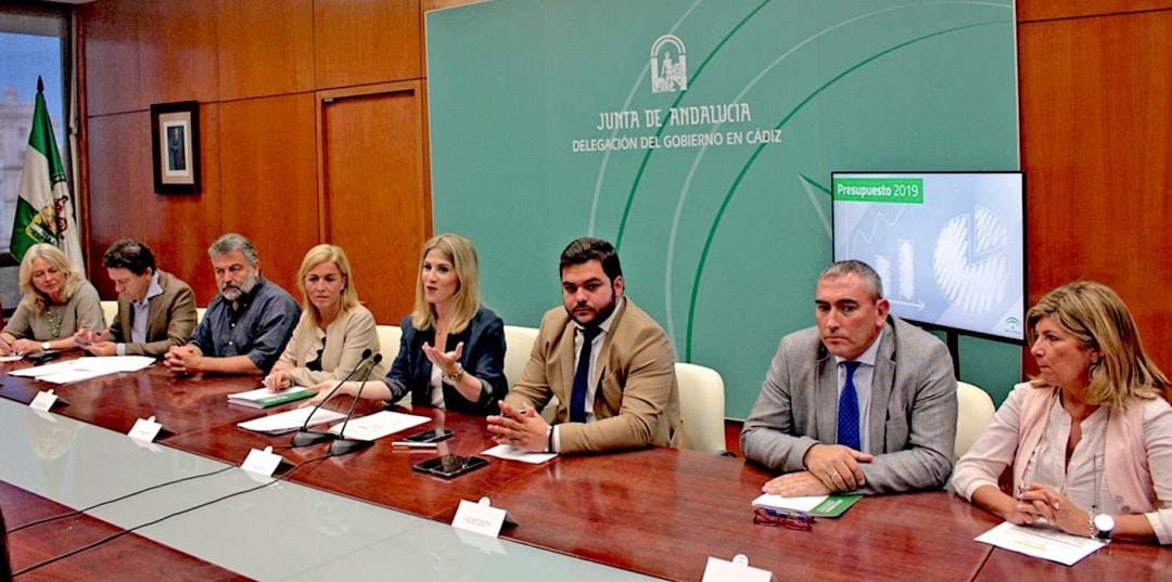 Reunión de delegados de la Junta en Cádiz, en una foto de archivo
