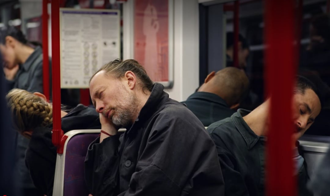 Thom Yorke en una escena del corto de Paul Thomas Anderson