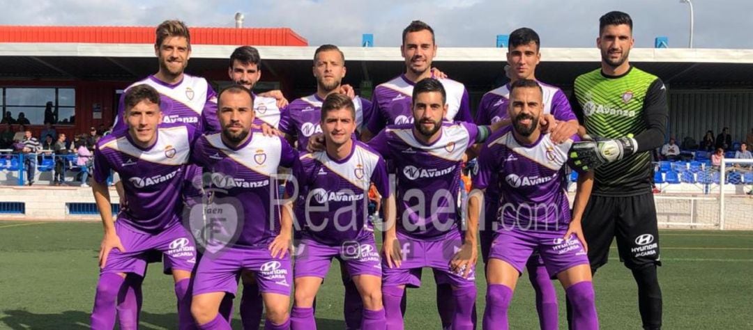 Once inicial del Real Jaén ante el Alhaurín de la Torre.