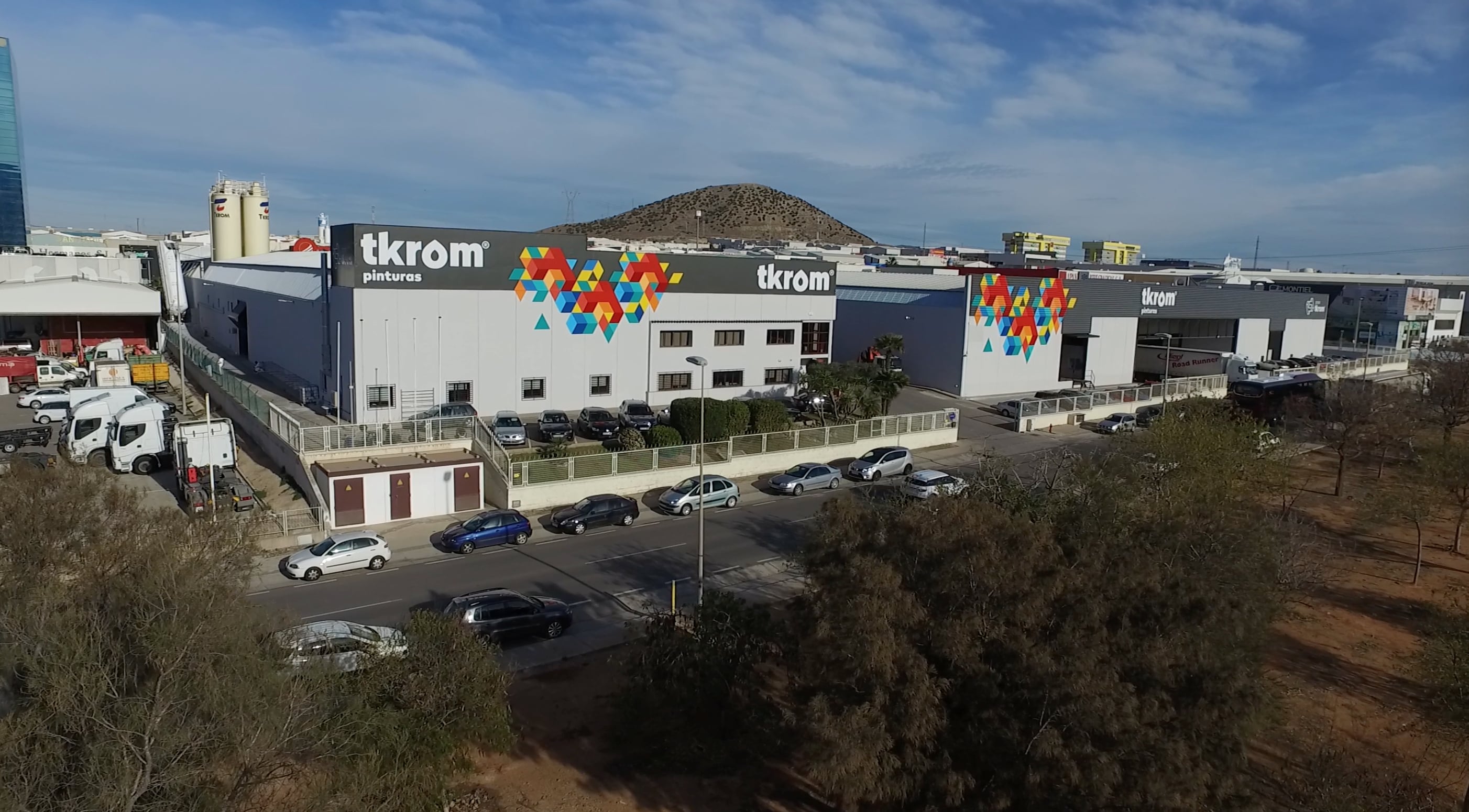 La sede de TKROM Pinturas en Cartagena