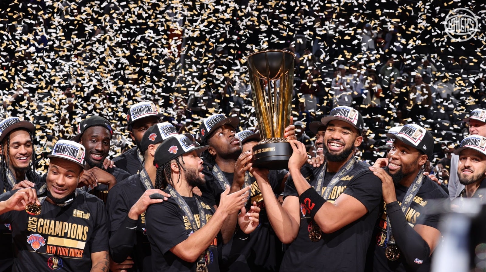 Los Knicks levantan el título de campeones de la NBA Cup
