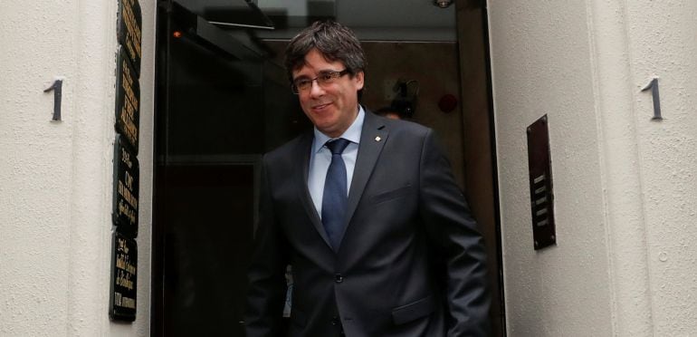 Carles Puigdemont, en una de sus imágenes desde Bruselas