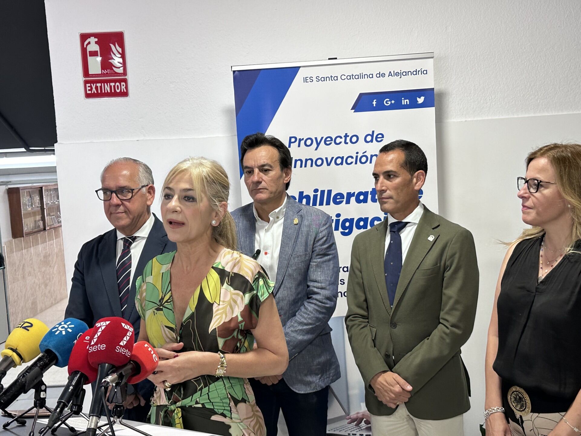 La consejera Patricia del Pozo en su visita a Jaén.