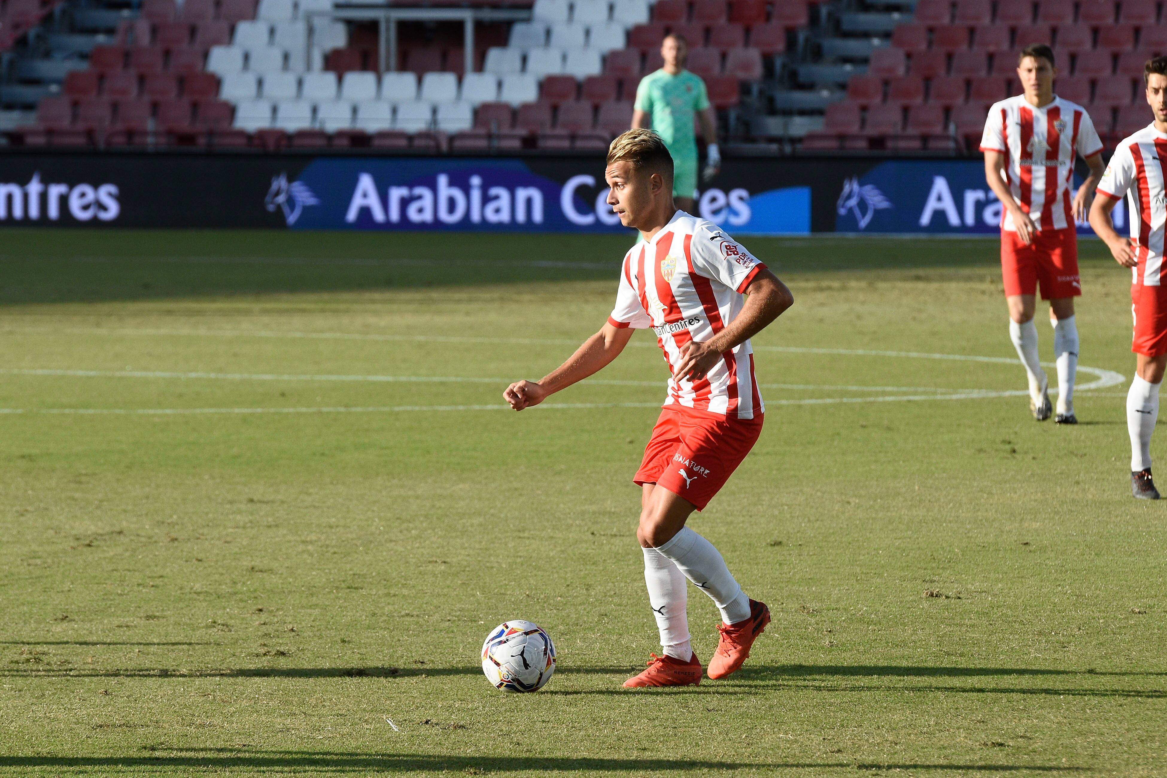 Fran Villalba en su etapa en el Almería.