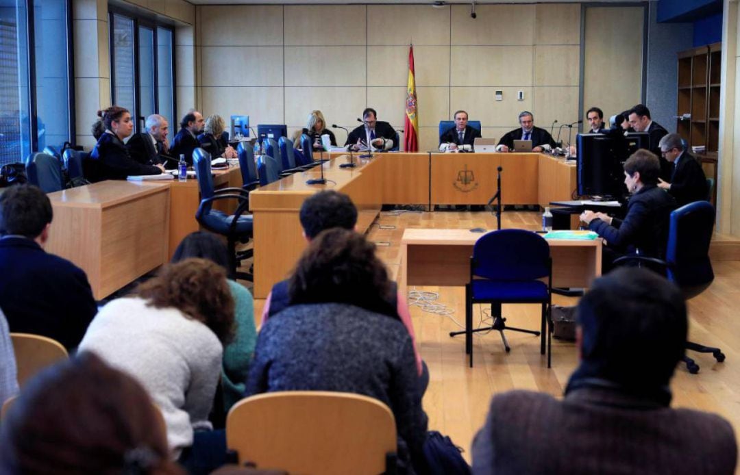 Testigos declarando ante la Audiencia Nacional en relación al caso de Alsasua.