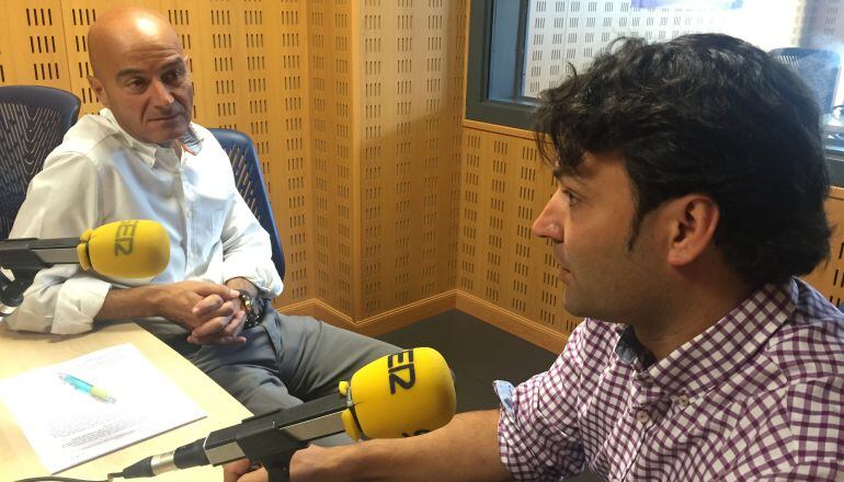 El alcalde de Tordesillas durante la entrevista en &#039;Hoy por Hoy Valladolid&#039;