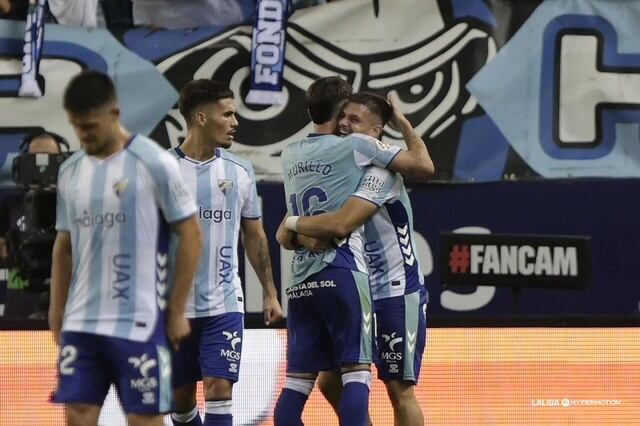 El Málaga logró un gran triunfo ante el Deportivo en la novena jornada de Liga