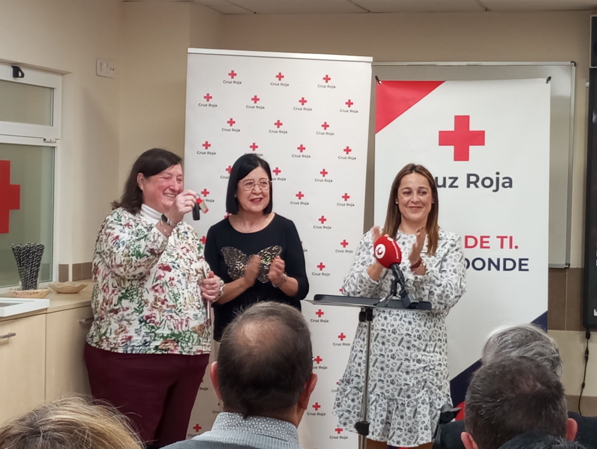 Momento del reconocimiento de la donación