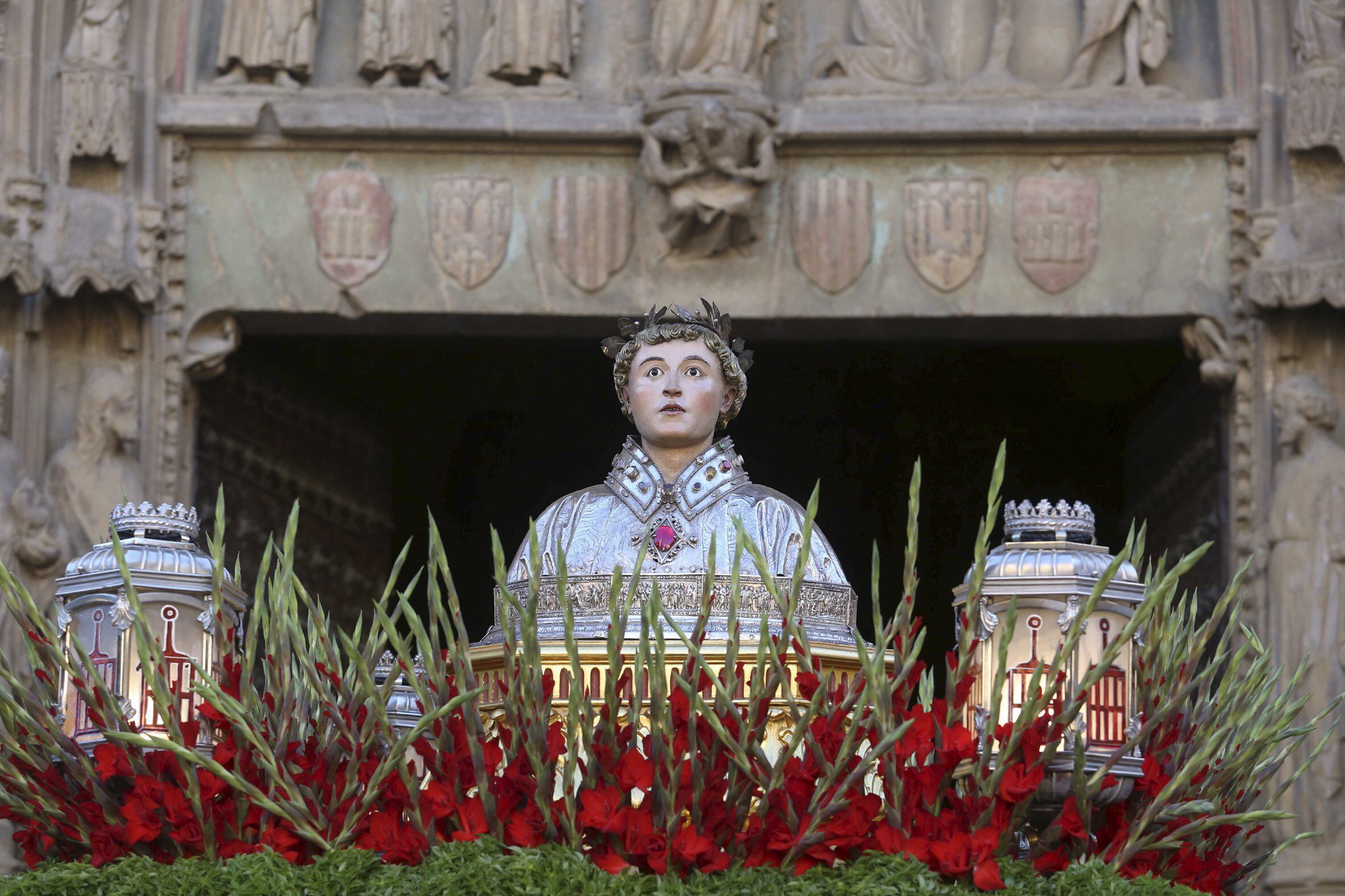 Imagen del busto de San Lorenzo / Rafael Gobantes