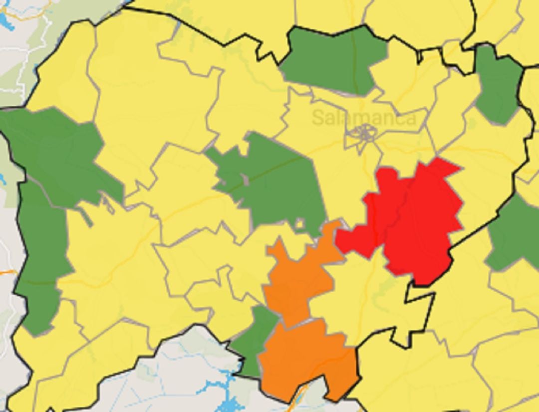 Incidencia de la pandemia en la provincia de Salamanca.