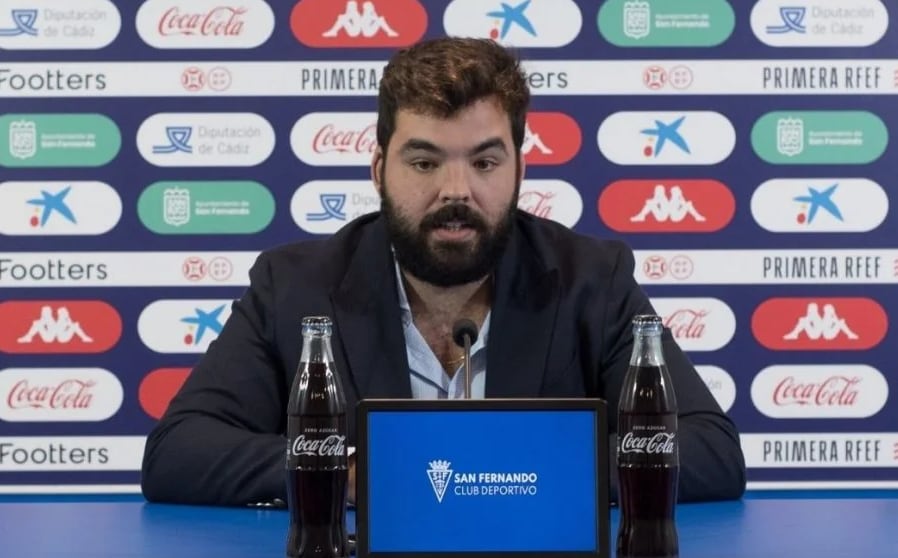 Alberto Achirica en una comparecencia