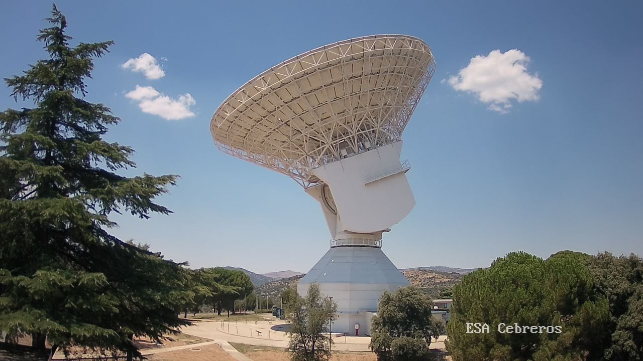 Antena de la Agencia Espacial Europea ESA en Cebreros./ESA