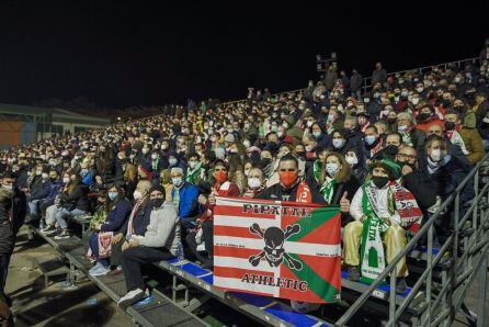 Peñas del Atletic en Jaén animaron a su equipo