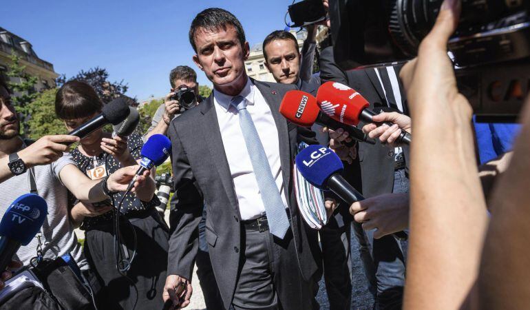 Manuel Valls, político francés que ha dimitido del Partido Socialista francés.