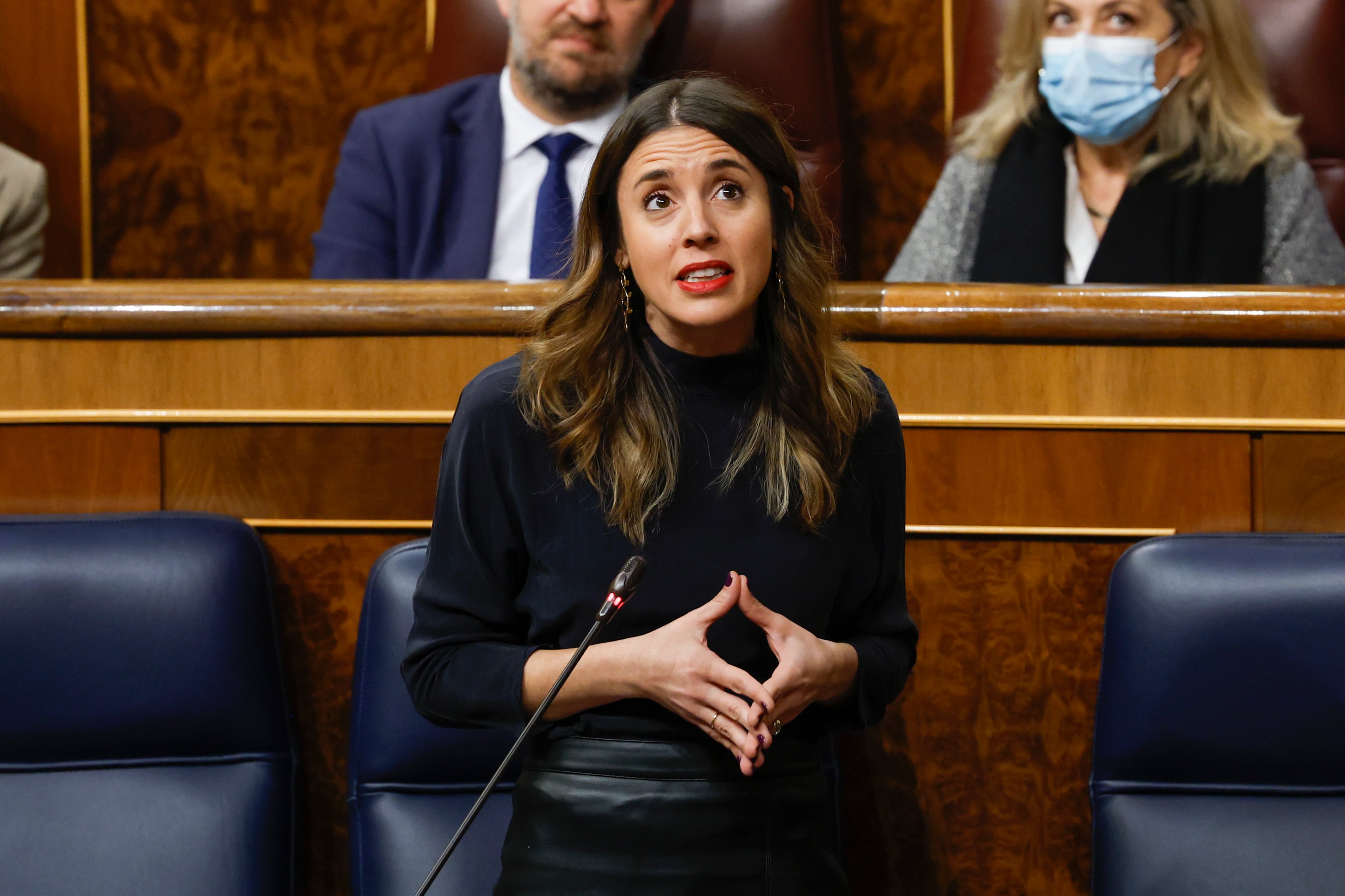 La ministra de Igualdad, Irene Montero