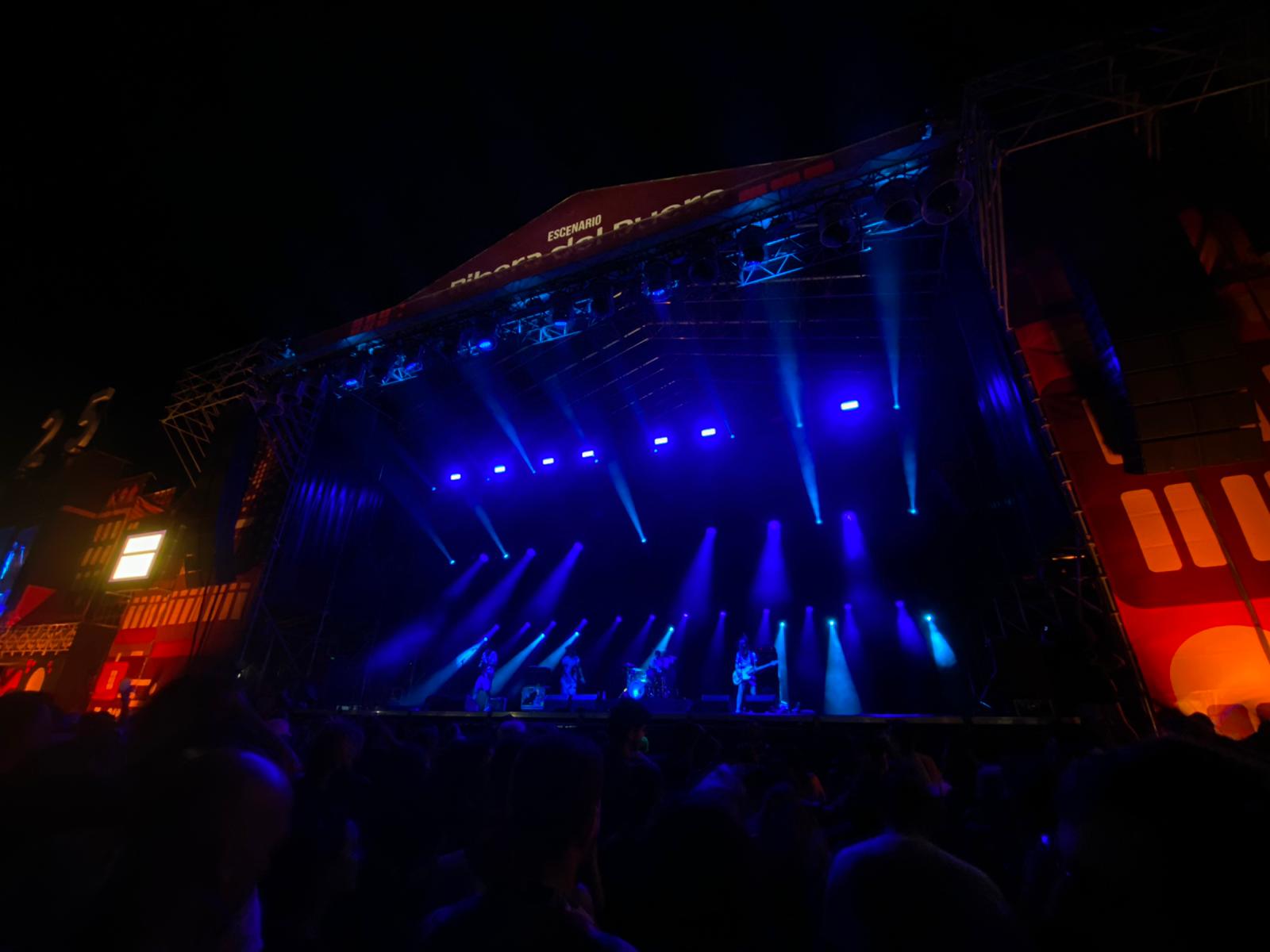 Belako, durante su actuación en la segunda jornada del festival Sonorama (Íñigo Renedo).