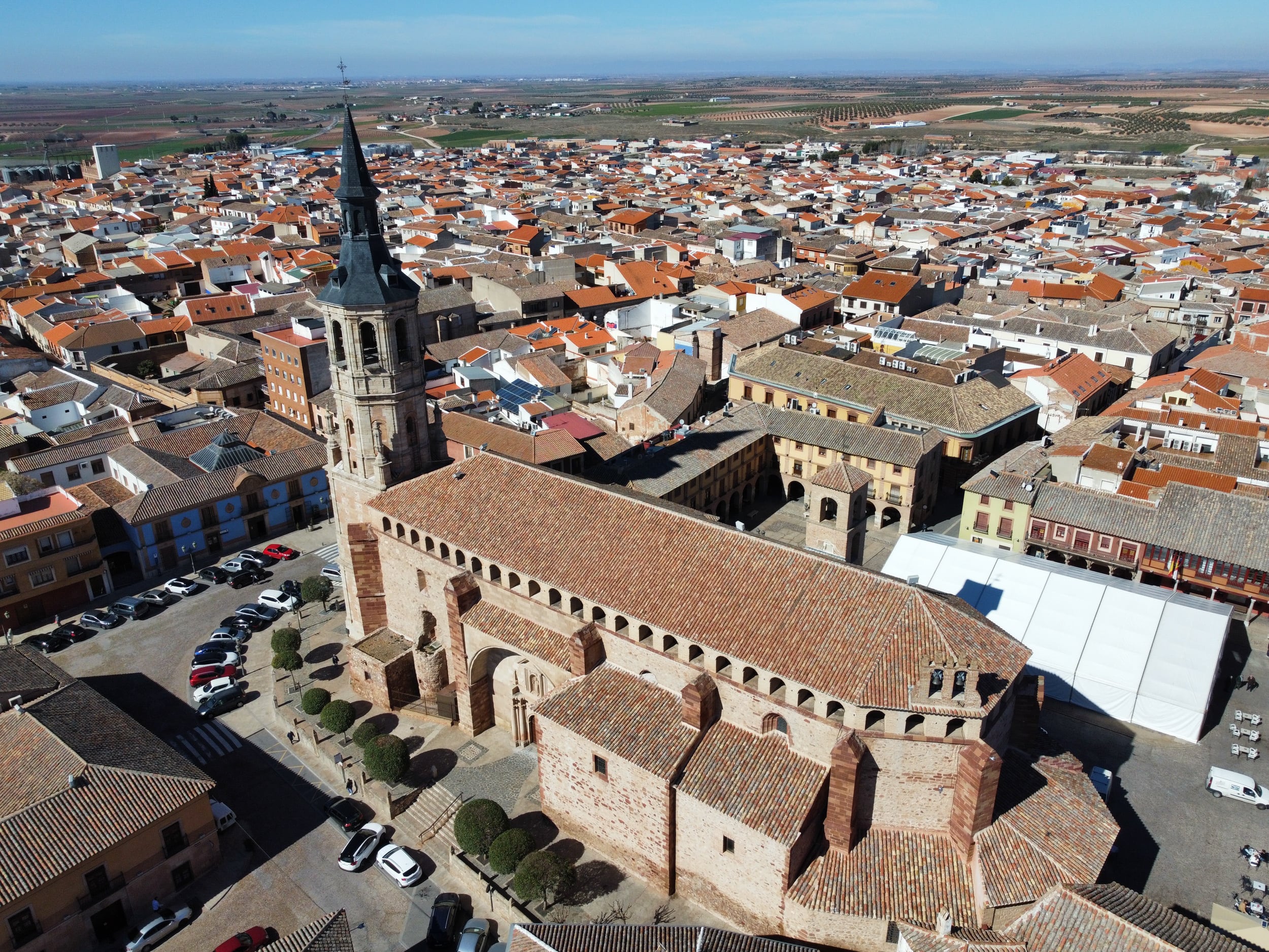 Imagen aérea de archivo de la localidad ciudadrealeña de La Solana