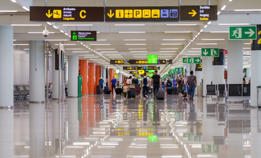El aeropuerto de Palma de Mallorca.