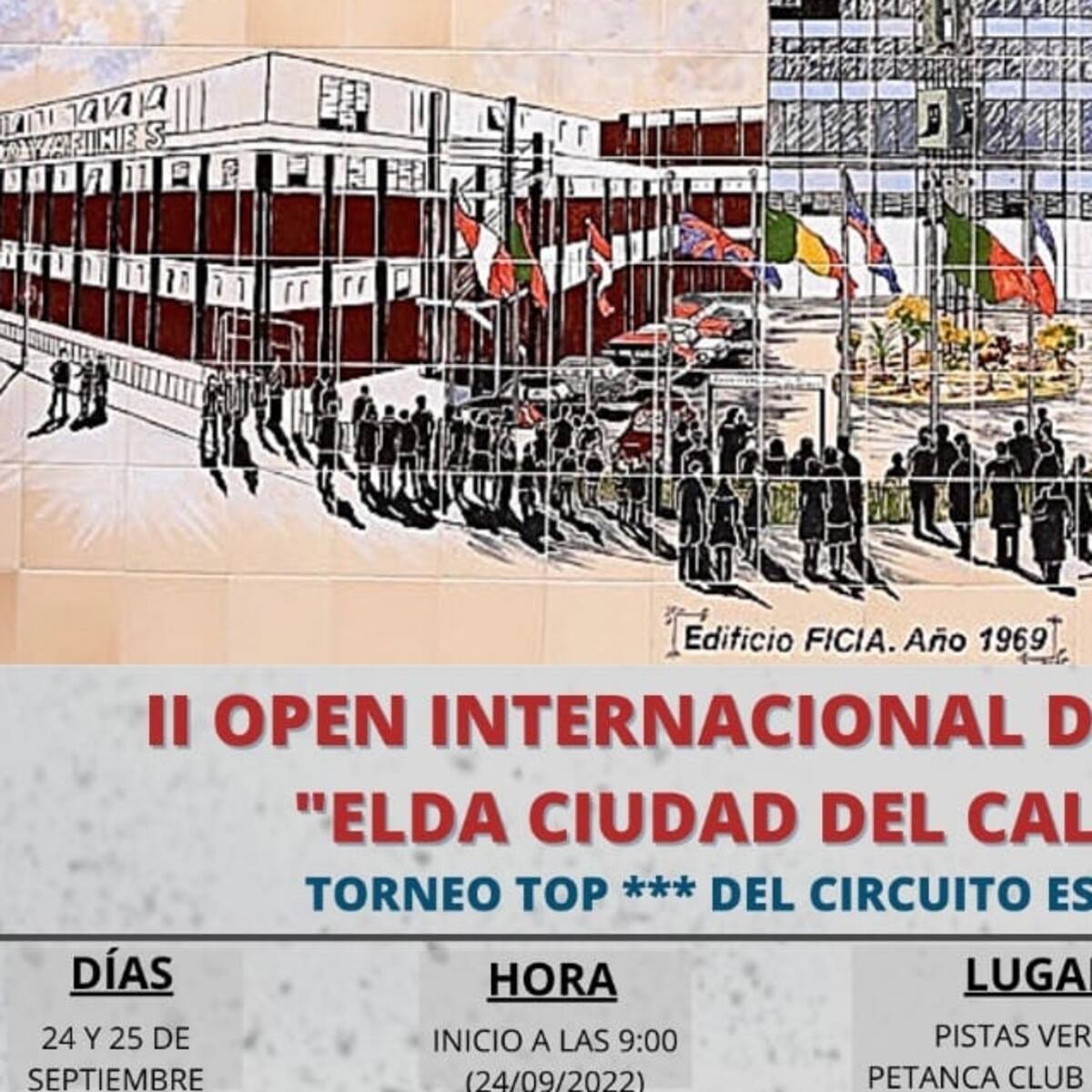 El Vergel Petanca Club acoge el II Open Internacional "Elda, Ciudad del Calzado"