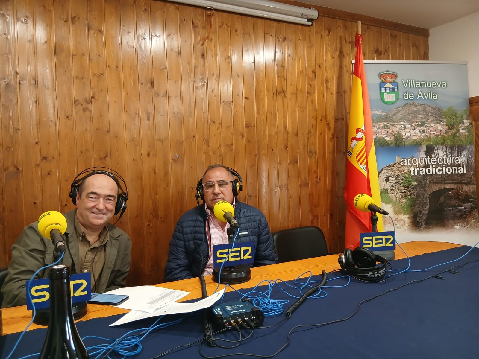 Jesús Blanco con Luis Sánchez