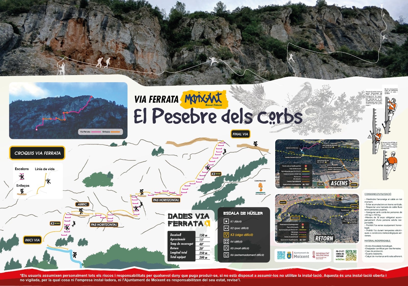 Vía ferrata de Moixent