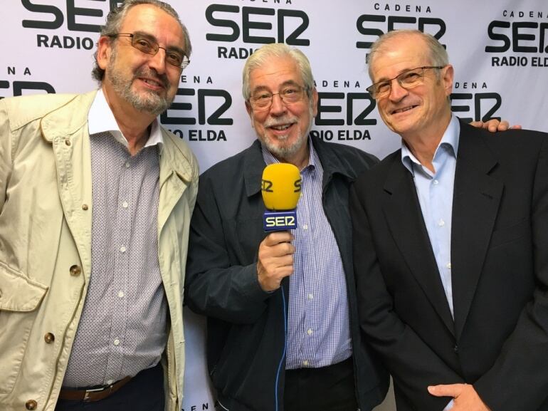 Escrivá, Laguna y Barcala en el programa Vinalopó Hoy por Hoy.