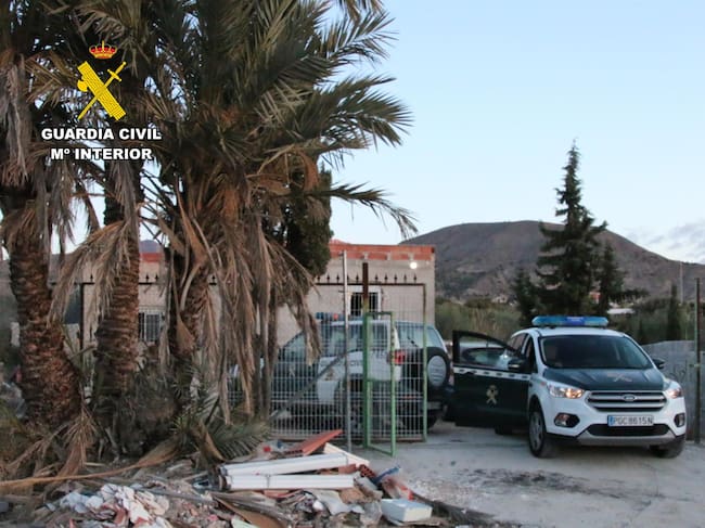 Vivienda en la que permanecía secuestrado un ciudadano colombiano de 29 años