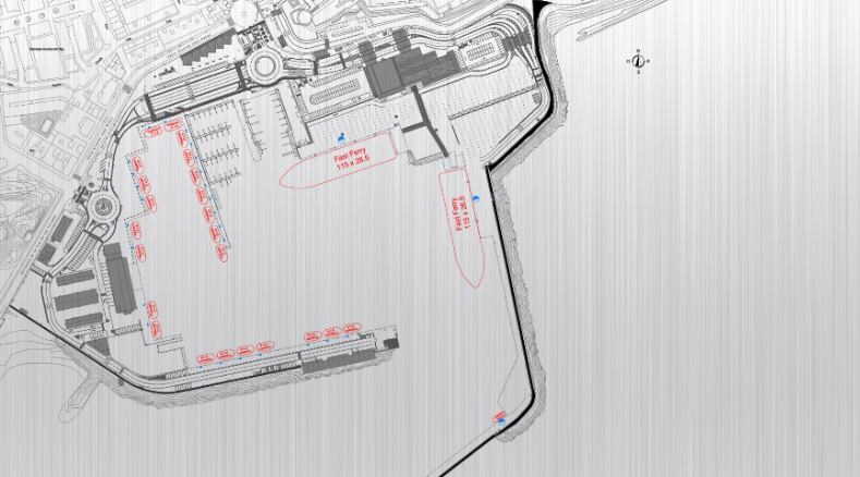 Plano de cómo quedará la zona