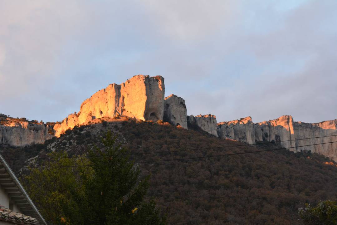 Sierra de Lokiz desde Ganuza