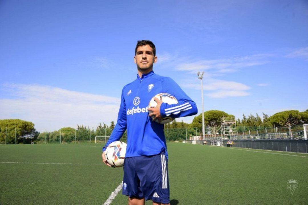 Garrido en la ciudad deportiva del Cádiz