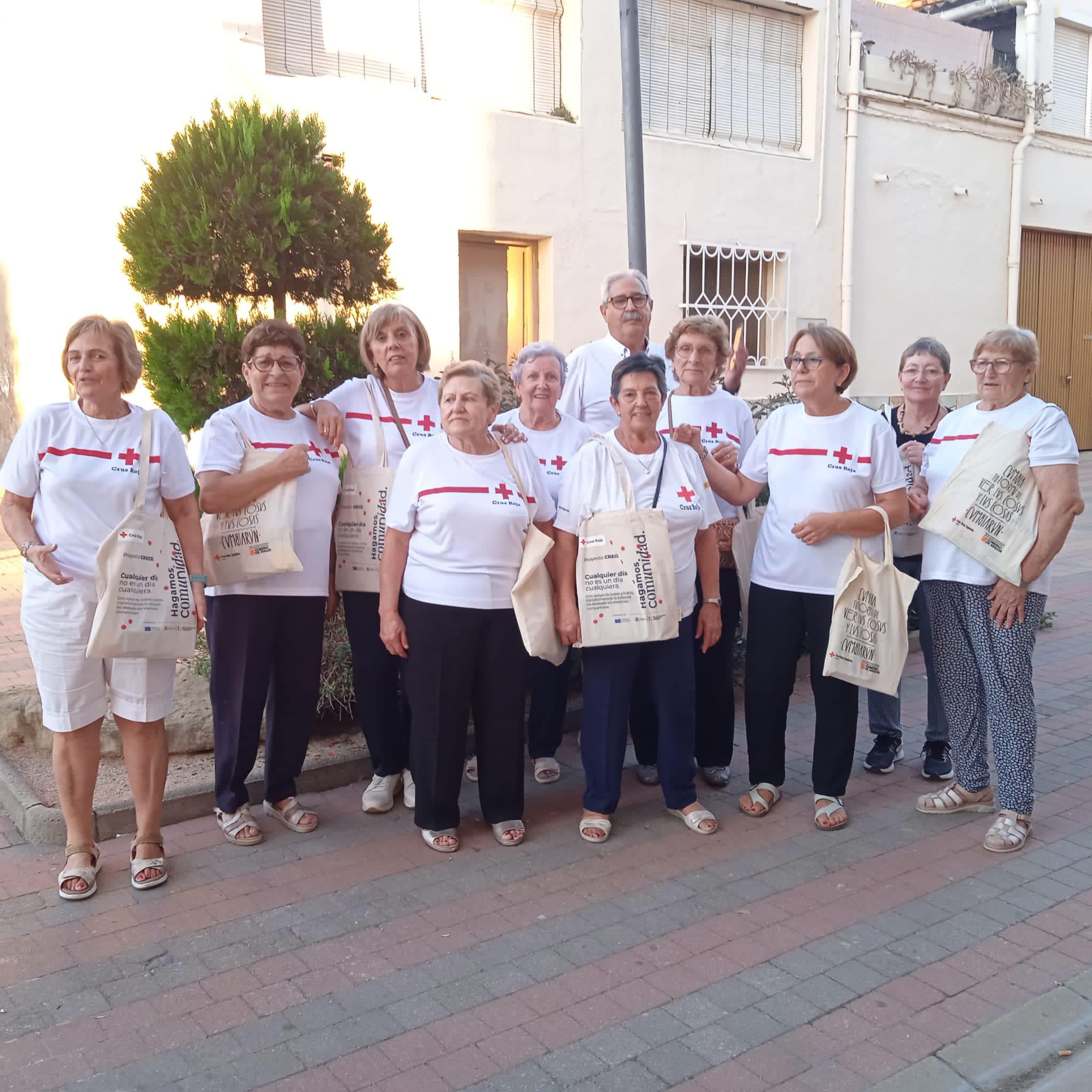 Voluntarias de Cruz Roja en Altorricón