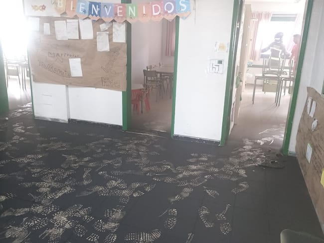 Daños en el CEIP Los Geranios de Arrecife, Lanzarote.