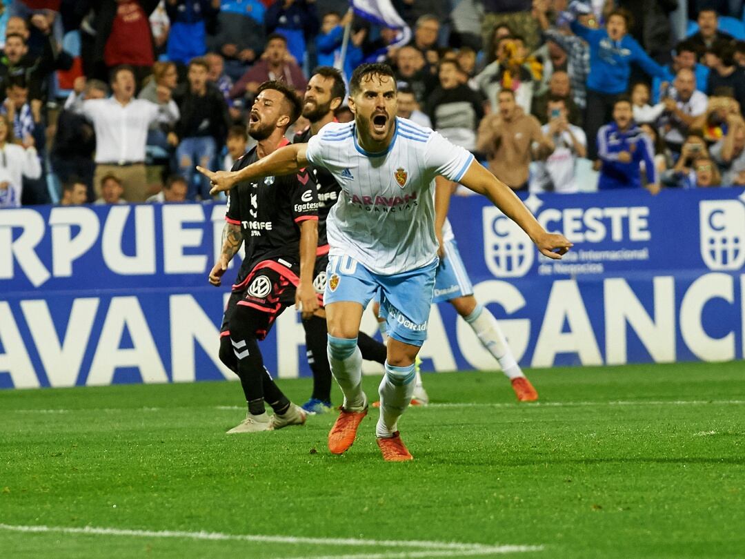 Javi Ros, en una imagen del partido de la primera vuelta ante el Tenerife