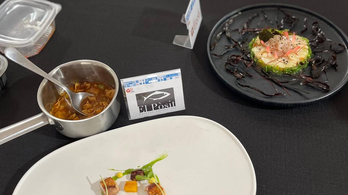 Los chefs de La Vila presentan los platos de la Mostra de Cuina Marinera