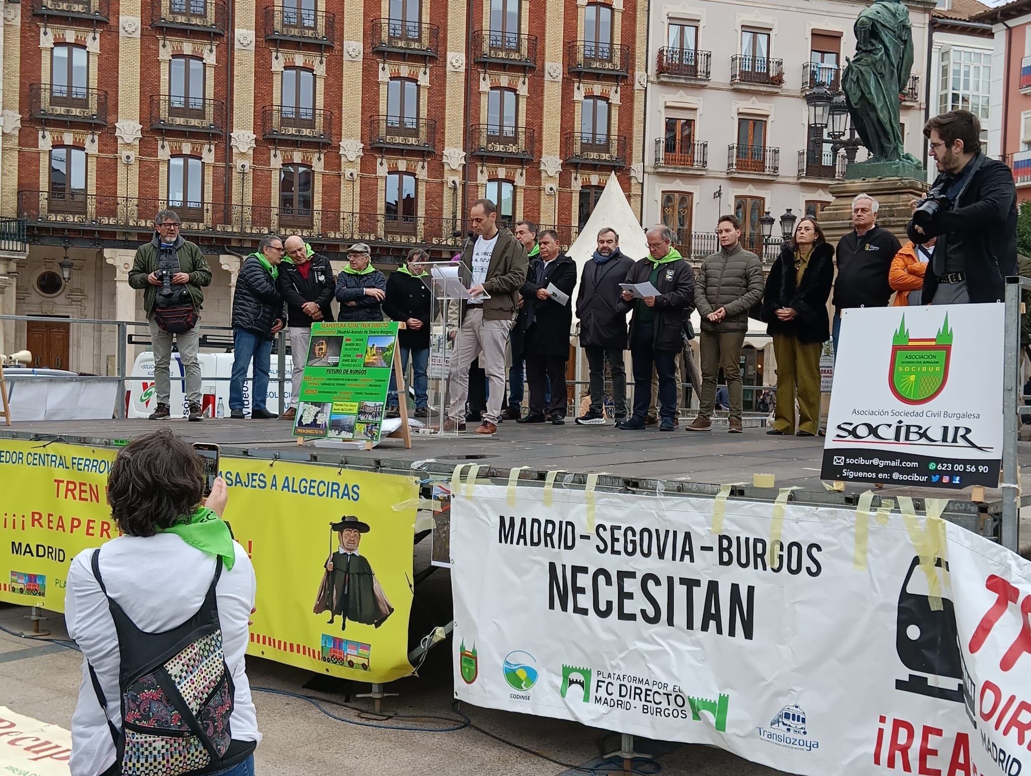 La intervención de Jorge Núñex recalcó la injusticia de una decisión política que mantiene fuera de servicio el camino ferroviario más corto con Madrid