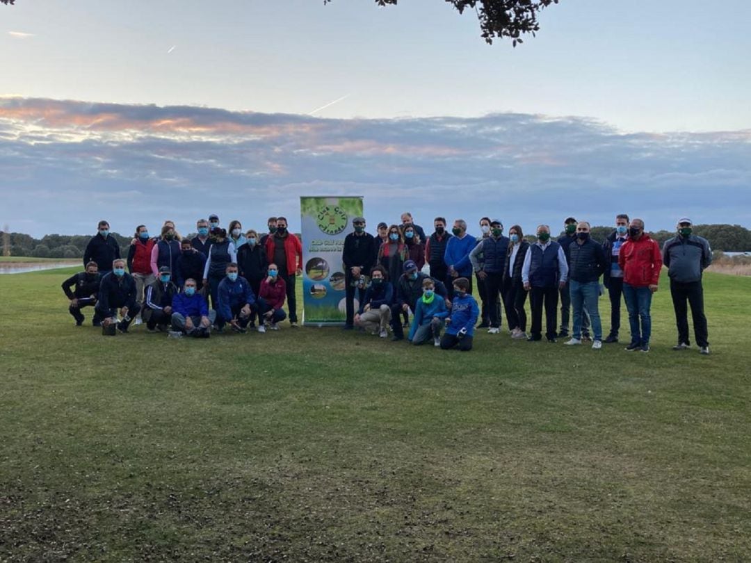 Los participantes en la reciente edición de la Friend Cup del Club de Golf Aranda.