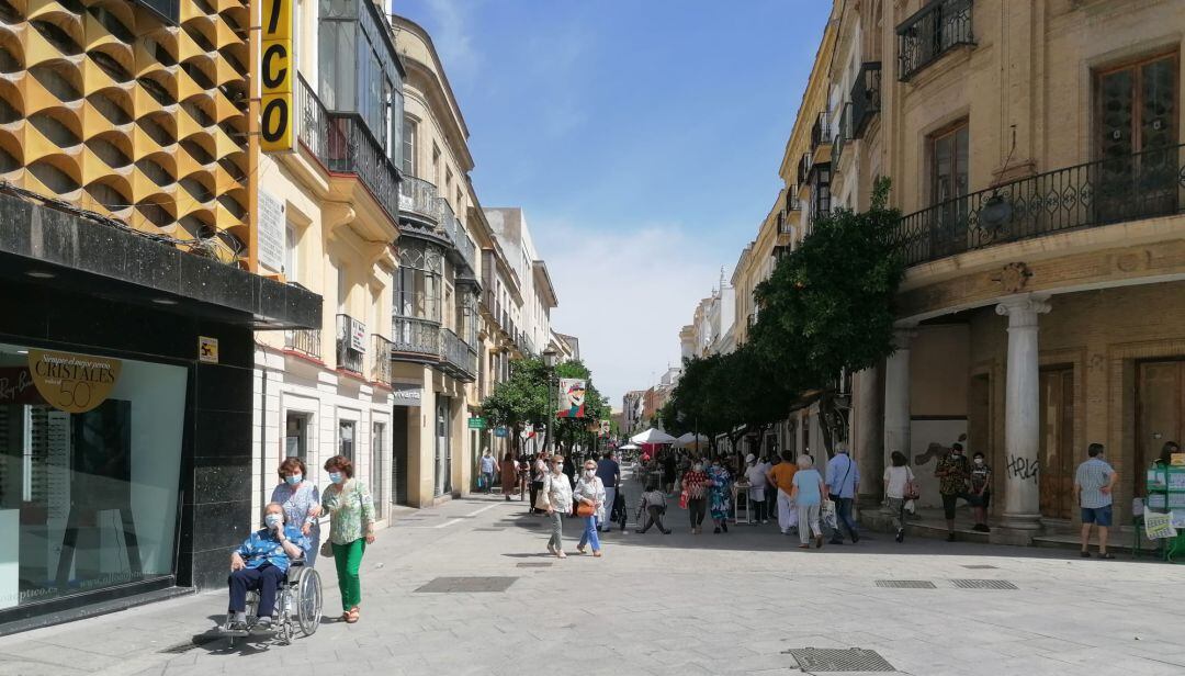Centro de Jerez el pasado fin de semana