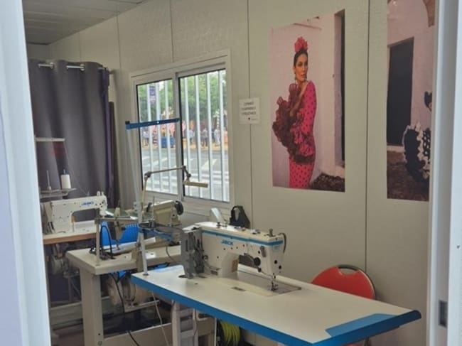 Casetas de los arreglos en la Feria de Abril