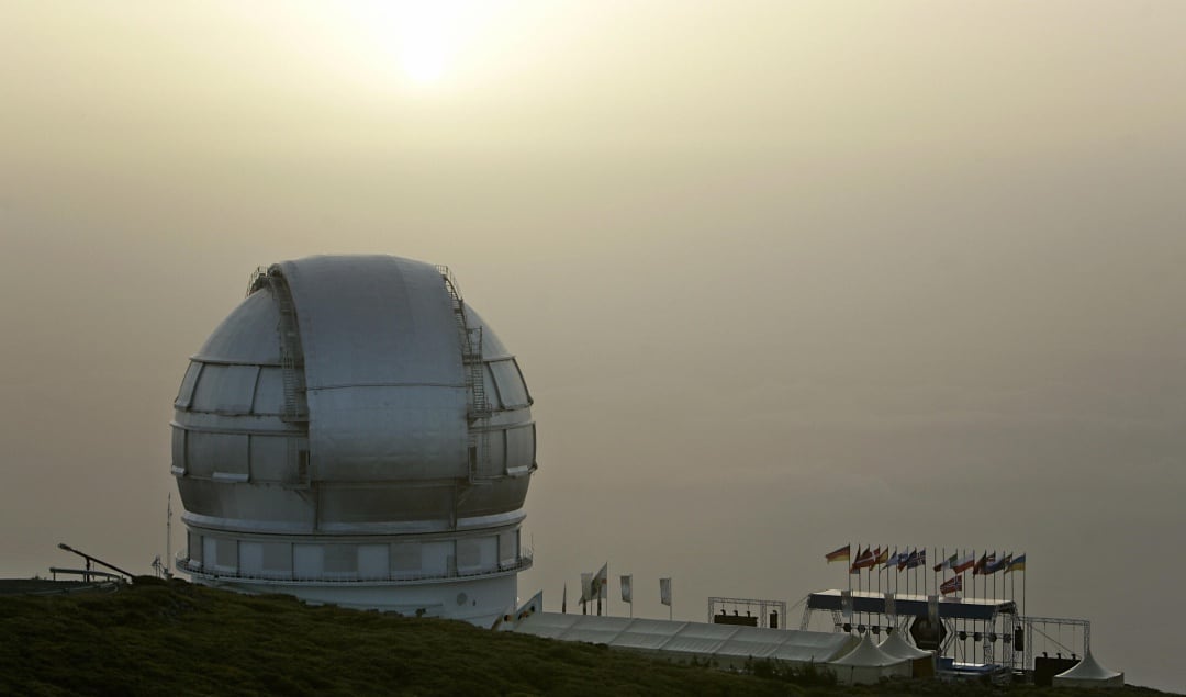 El Gran Telescopio de Canarias, situado en el Roque de Los Muchachos (La Palma), será el próximo escenario de la Orquesta Sinfónica de Tenerife