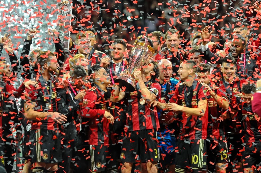 Atlanta United celebrando la MLS