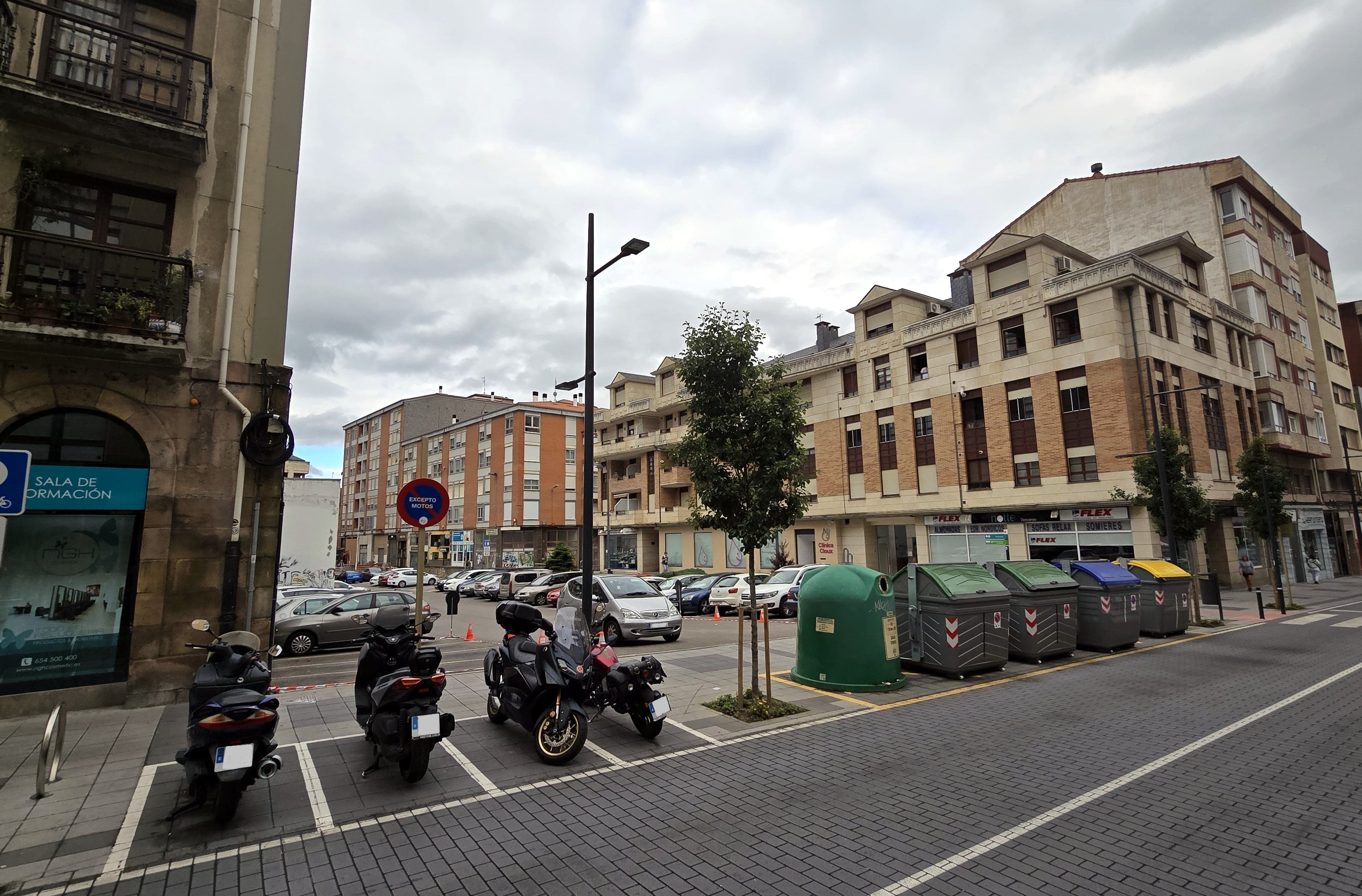 Lugar por el que se habilitará el acceso temporal al aparcamiento