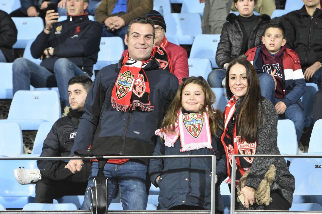 Aficionados del Almería. 