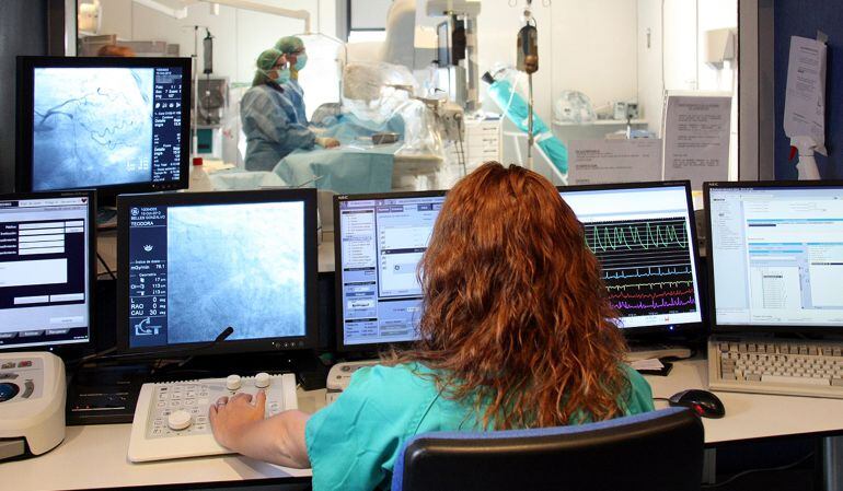 Unitat d'hemodinàmica de l'Hospital Joan XXIII de Tarragona.