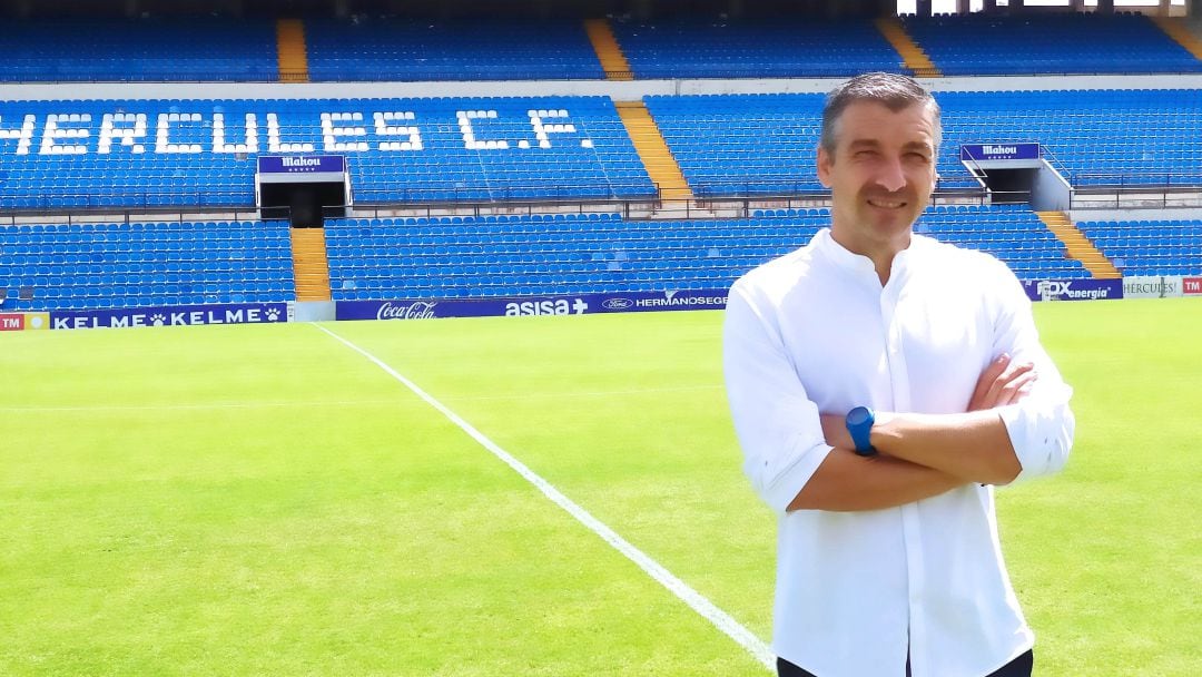 David Cubillo, entrenador del Hércules CF